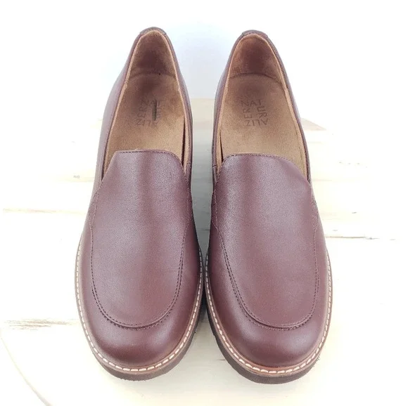 Naturalizer Cabaret Loafer Size 10M Brown Platform Shoes 90s Y2K Academia Preppy - Picture 4 of 12